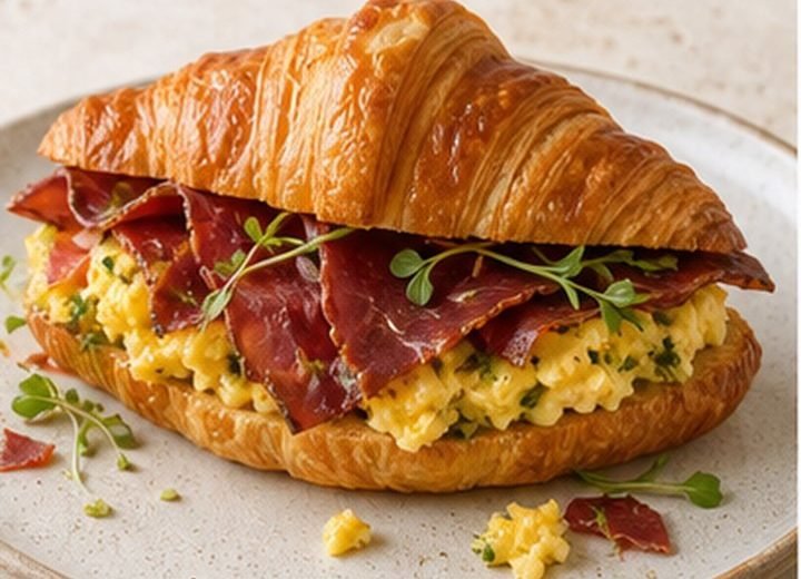 Basterma Deluxe Croissant