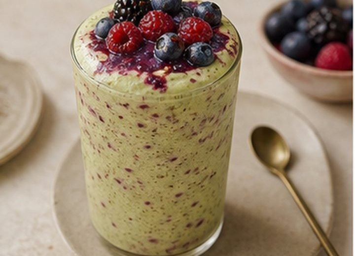 Berry Matcha Blended
