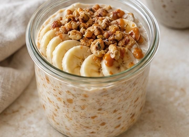 Caramel Banana Oats