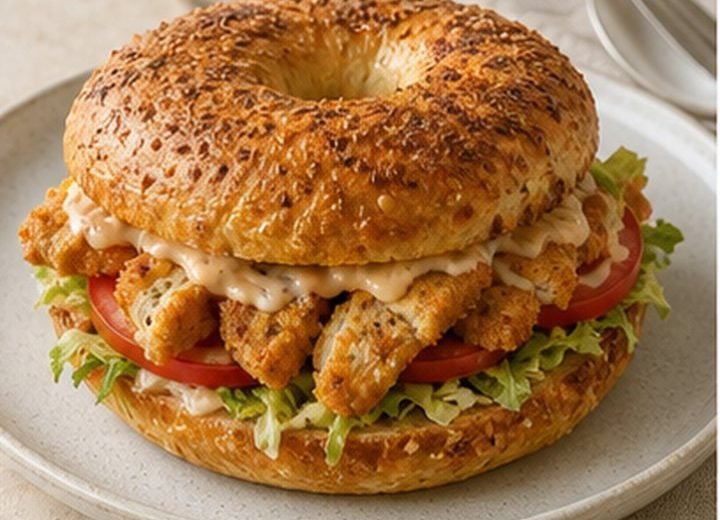 Crispy Chicken Cragel