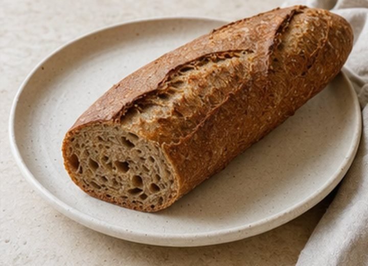Half Brown Baguette