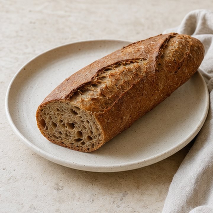 Half Brown Baguette