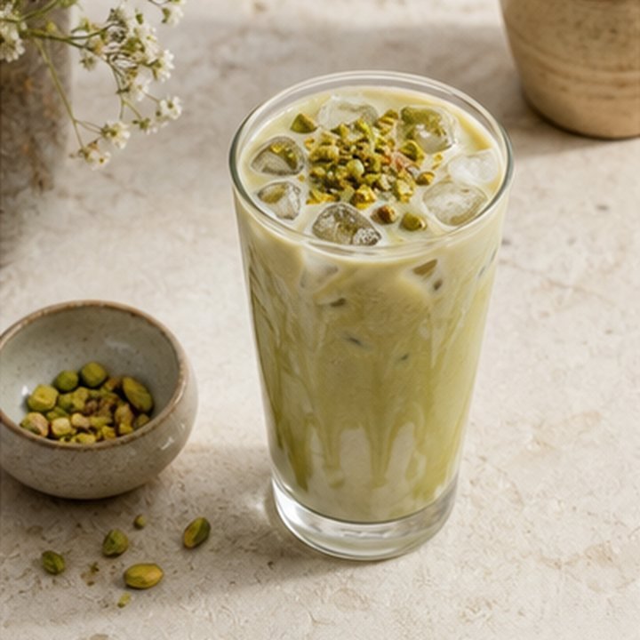 Iced Pistachio Latte