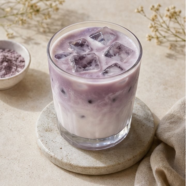 Iced Taro Latte