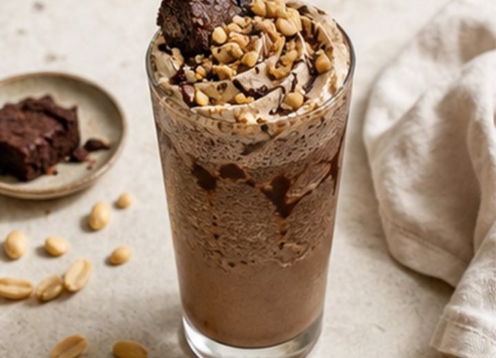 Peanut Brownie Frappe