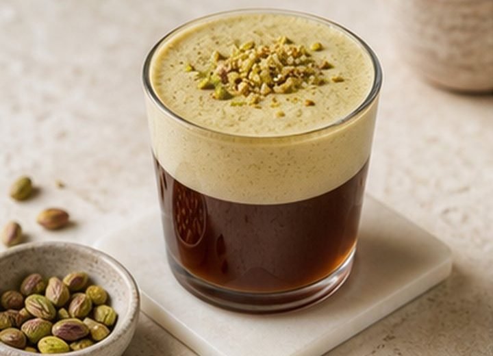 Pistachio Espresso Foam