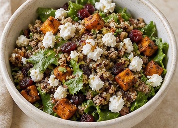 Quinoa Goat Cheese Bowl