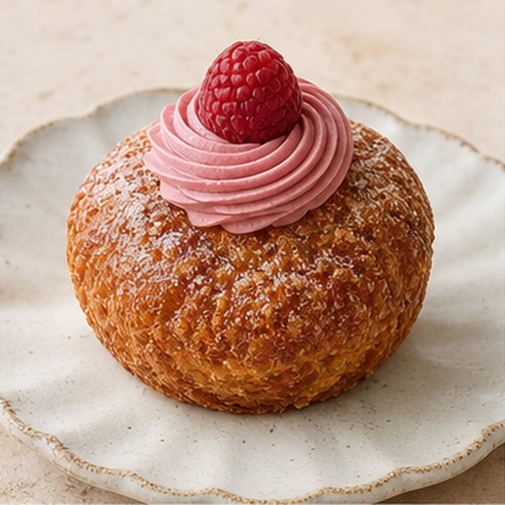 Raspberry Cream Ball