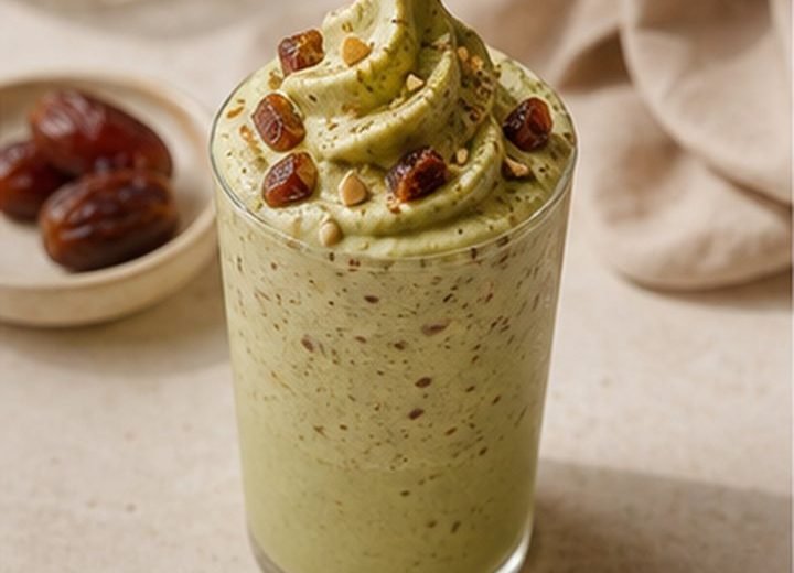 Vanilla Date Matcha Blended